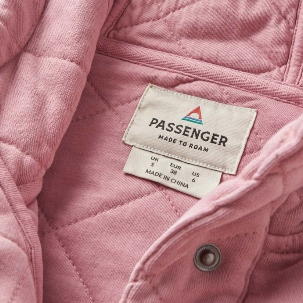 Quilted Hooded Jacket - Dusty Pink - Picture 5 of 10